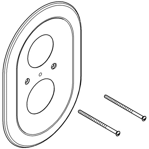 Grohe - Rosette 47188 oval f.Autom. 2000/ Sentosa alt 225x150 chrom