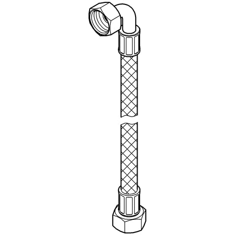 Grohe - Anschlussschlauch 48019 chrom