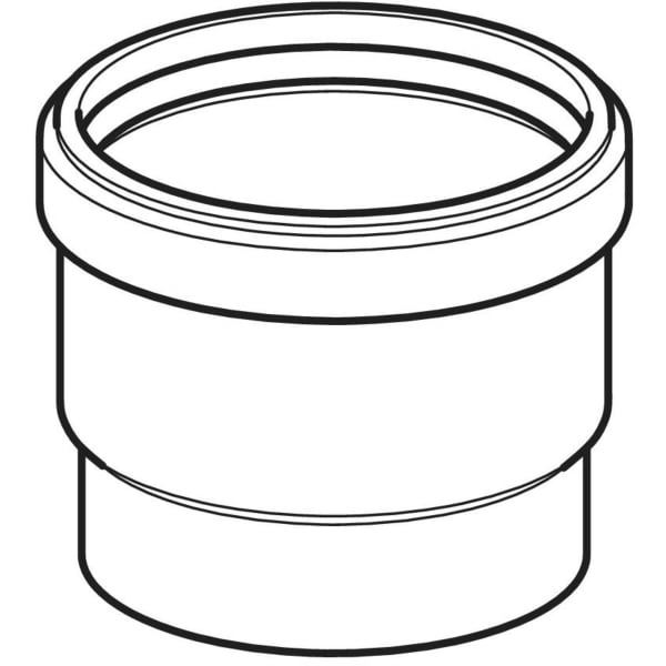 Geberit Vertriebs - PE Steckmuffe mit Lippendichtung d160 L12,3
