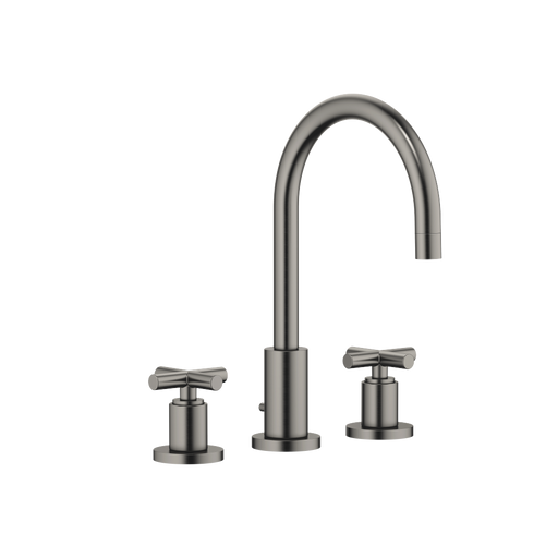 Dornbracht - WT-3-Lochbatt. m. Ablaufgarn. TARA 20713892 Dark Platinum gebürstet