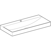 Geberit Vertriebs - ONE Waschtisch 105x48 cm, Abg. verti. m. Hl., o. Ül., weiß, KeraTect