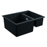 Grohe - Kompositspüle K500 31648 1,5Becken 555x460mm re/li granit schwarz