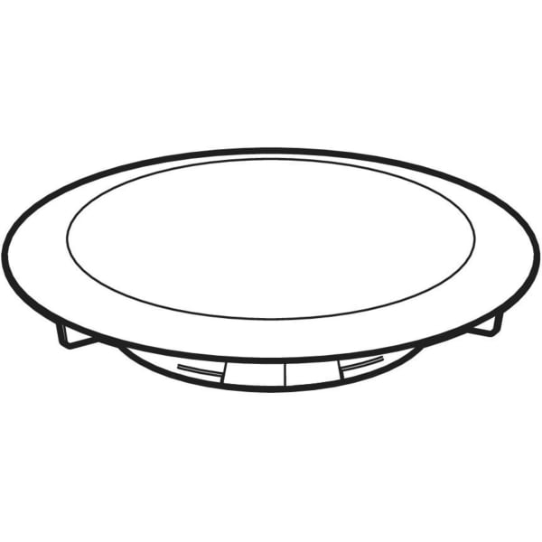 Geberit Vertriebs - Ablaufdeckel, d90 für DW-Ablauf Sperrwasserhöhe 30/50mm, schwarz matt