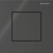 Geberit Vertriebs - Typ 40 UR-Strg. mit pneum. Sp-Ausl. Square, Glas schwarz
