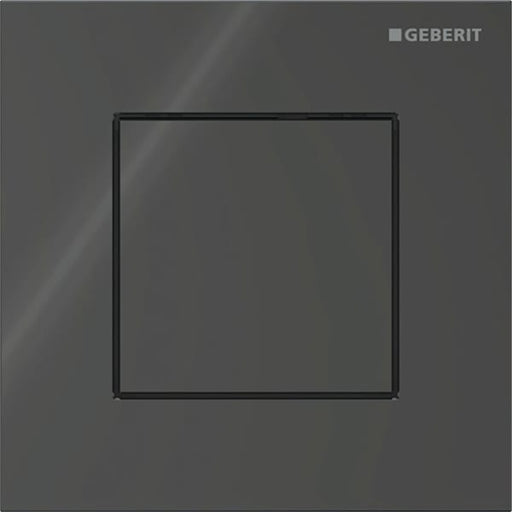 Geberit Vertriebs - Typ 40 UR-Strg. mit pneum. Sp-Ausl. Square, Glas schwarz