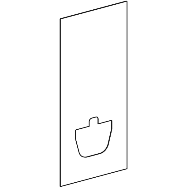 Geberit Vertriebs - Frontverkleidung zu Monolith Sanitär- modul für Wand-WC 114cm Schieferoptik