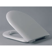 Hamberger Sanitary - AS-Baddesign WC-Sitz für RENOVA NR. 1 weiß Scharn.: B0302Y, Edelstahl