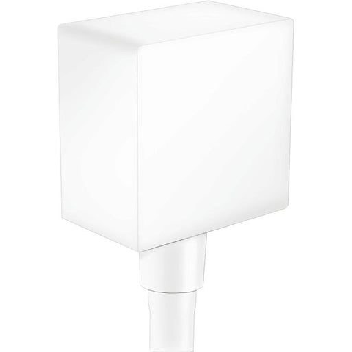 Hansgrohe - Schlauchanschluss DN15 FIXFIT Square mit Rückflussverhinderer mattweiß