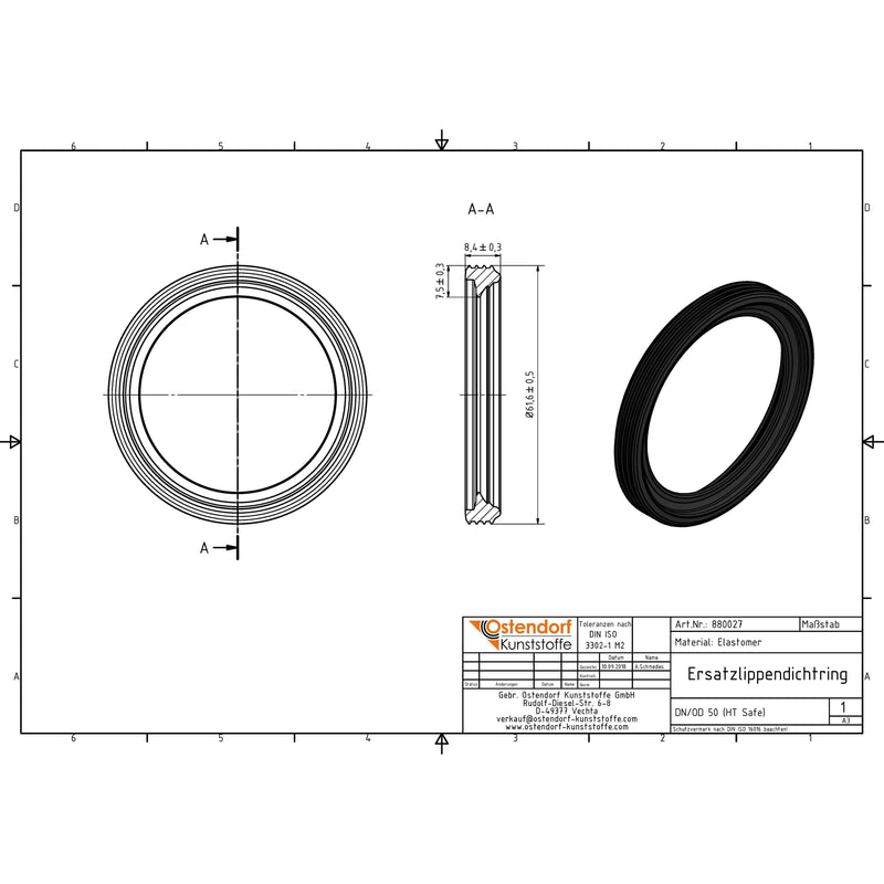 Gebr. Ostendorf - HSD Safe D-Ring 50