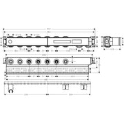 Hansgrohe - Grundset AXOR Thermostatmodul Select 5 Verbraucher
