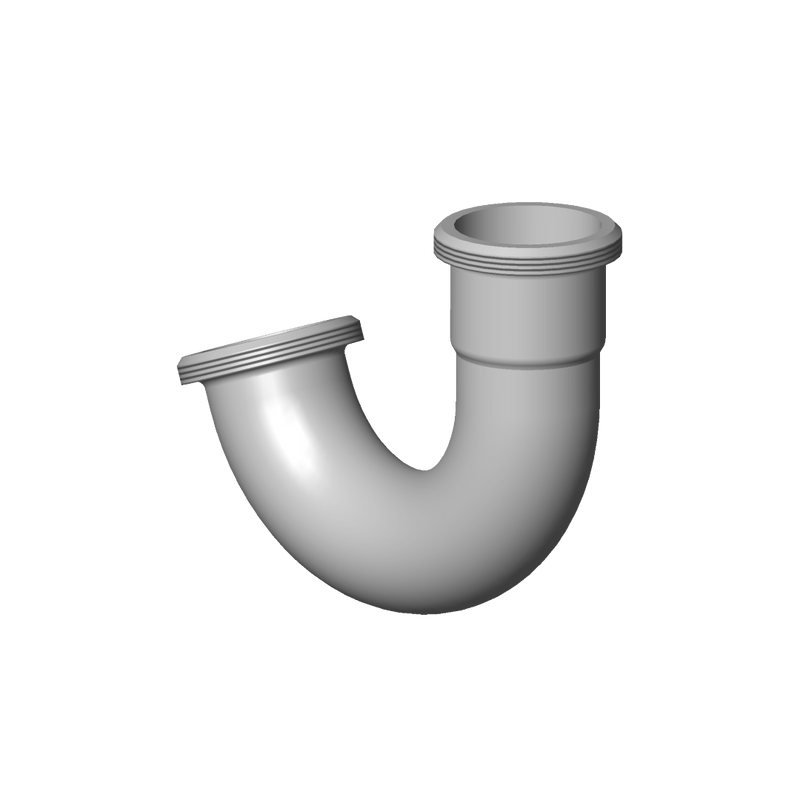 Dornbracht - Rohr für Geruchverschluss Ersatzteile 092823029 122 x 96 x 42 mm Champagne