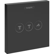 Hansgrohe - Absperrventil Unterputz ShowerSelect Fertigset 3 Verbraucher mattschwarz