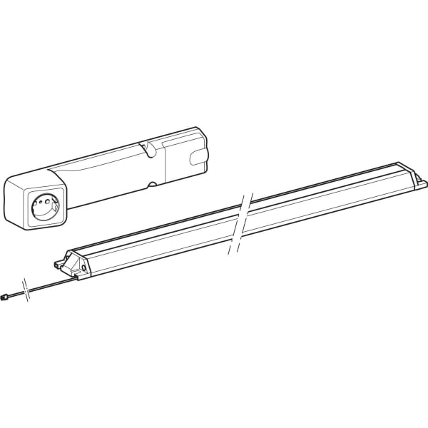 Geberit Vertriebs - Steckdosenelement mit Comfort-Licht Modul für WTU 120 cm