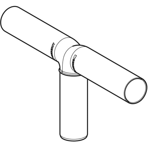 Geberit Vertriebs - Silent-PP Doppelanschlussbogen 90Gr verlängert d50/46 390289141