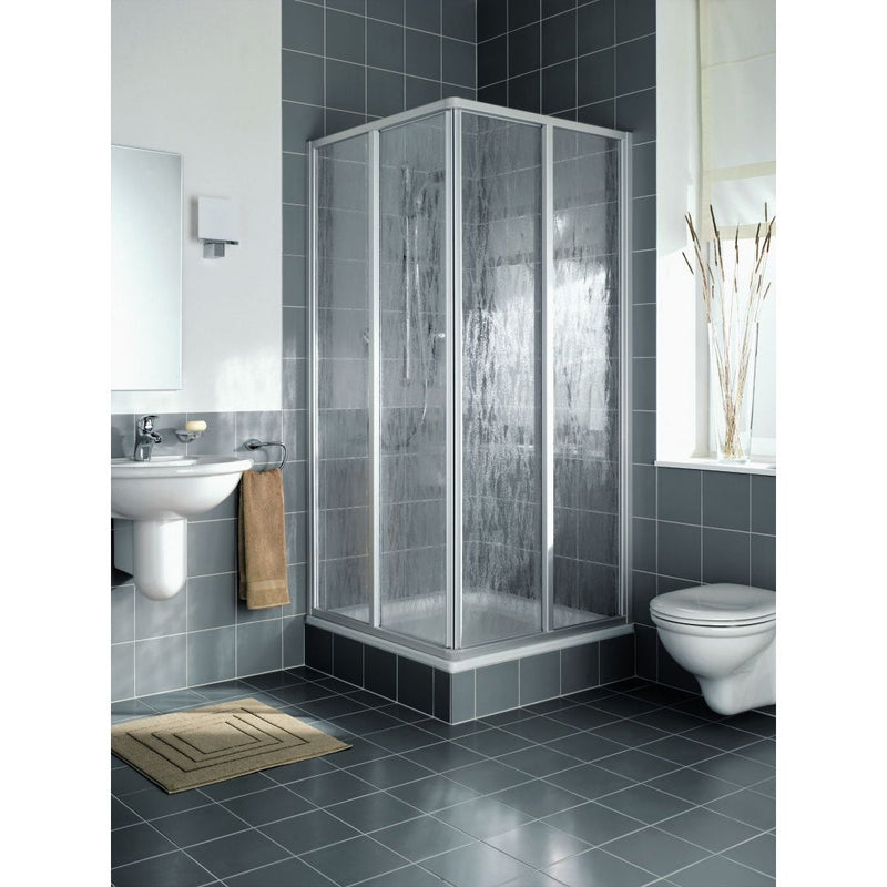 Kermi Duschdesign - Eck-Halbteil NOVA 2000 ED2 08018 BV 770-792/1850 SIMG Kerolan Fontana