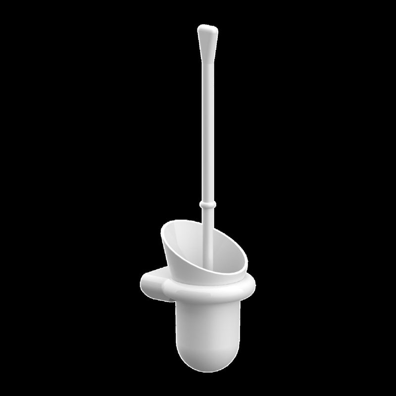 Normbau - Nylon WC-Bürstengarnitur 0300444 148x135x512 Weiß