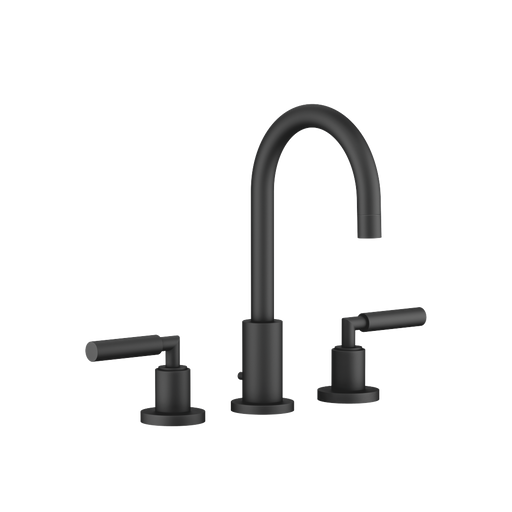 Dornbracht - Waschtisch 3-Locharmatur TARA 20710882 Hebelgriff schwarz matt