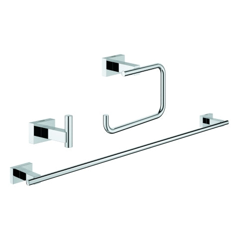 Grohe - Bad-Set 3 in 1 ESSENTIALS CUBE 40777 chrom