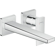 Hansgrohe - 2-Loch Waschtischarmatur Unterputz METROPOL F-Set langer Auslauf chrom