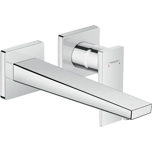 Hansgrohe - 2-Loch Waschtischarmatur Unterputz METROPOL F-Set langer Auslauf chrom