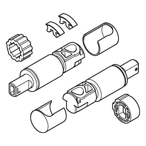 Grohe - Stoßdämpfer 49528 für Bau Keramik WC-Sitz mit Soft Close Funktion weiß