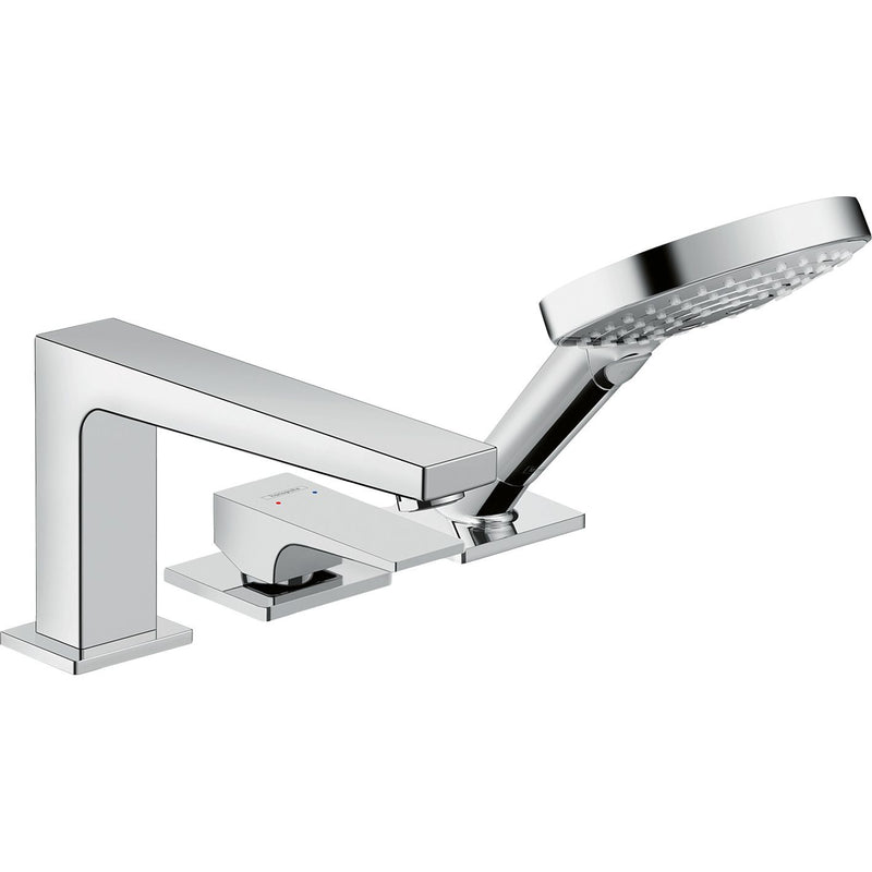 Hansgrohe - 3-Loch Wannenmischer METROPOL F-Set chrom Wannenrandmontage