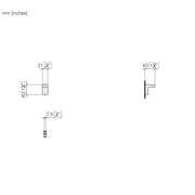 Dornbracht - Haken LULU 83251710-00 98x64x64 chrom