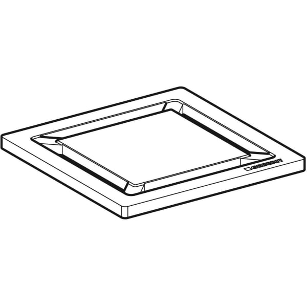 Geberit Vertriebs - Designrost Square, 8 x 8 cm