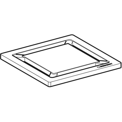 Geberit Vertriebs - Designrost Square, 8 x 8 cm