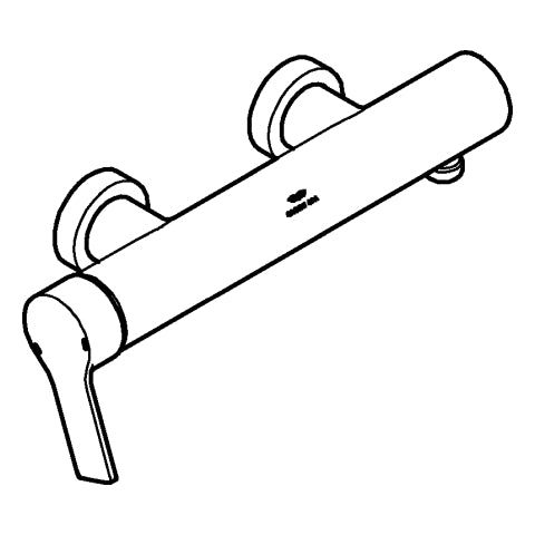 Grohe - EH-Brausebatt. Allure 32846_1 Wandmontage warm sunset gebürstet