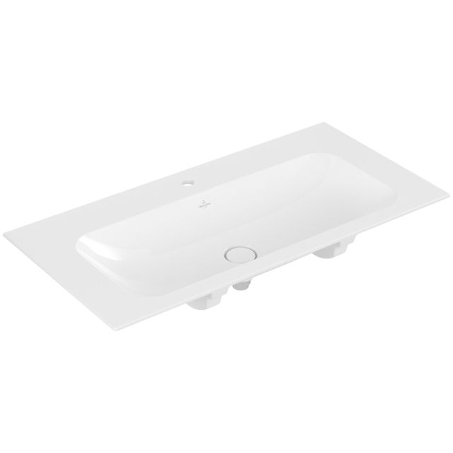 VILLEROY & BOCH - Schrankwaschtisch Finion 1000x500mm re-eckig 1HL. o. ÜL. Weiß Alpin cplus