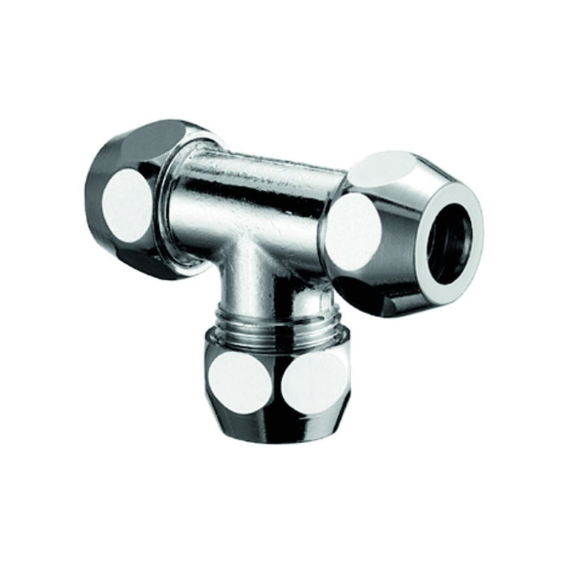 SCHELL - T-Quetschverschraubung 12mm DN15 (1/2) verchromt