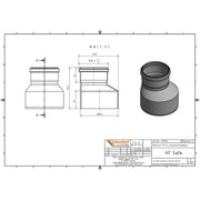 Gebr. Ostendorf - HTsafeR Reduktion DN 160x110