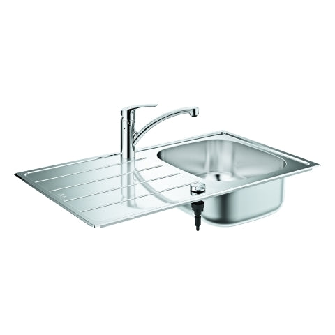 Grohe - Spülen-Bundle K200 31565_1 mit Edelstahlspüle/Eurosmart SPT-Batt. chrom