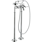Hansgrohe - Zweigriff Wannenarmatur AXOR Montreux Fertigset Hebelgriff chrom Bodenmontage