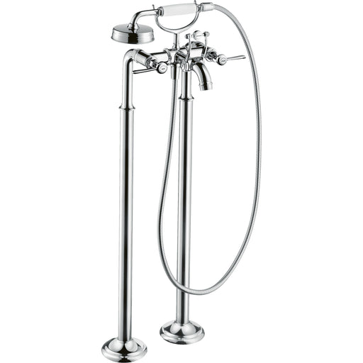 Hansgrohe - Zweigriff Wannenarmatur AXOR Montreux Fertigset Hebelgriff chrom Bodenmontage