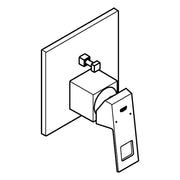 Grohe - EH-Wannenbatterie EUROCUBE 24062 FMS für RAPIDO SmartBox chrom