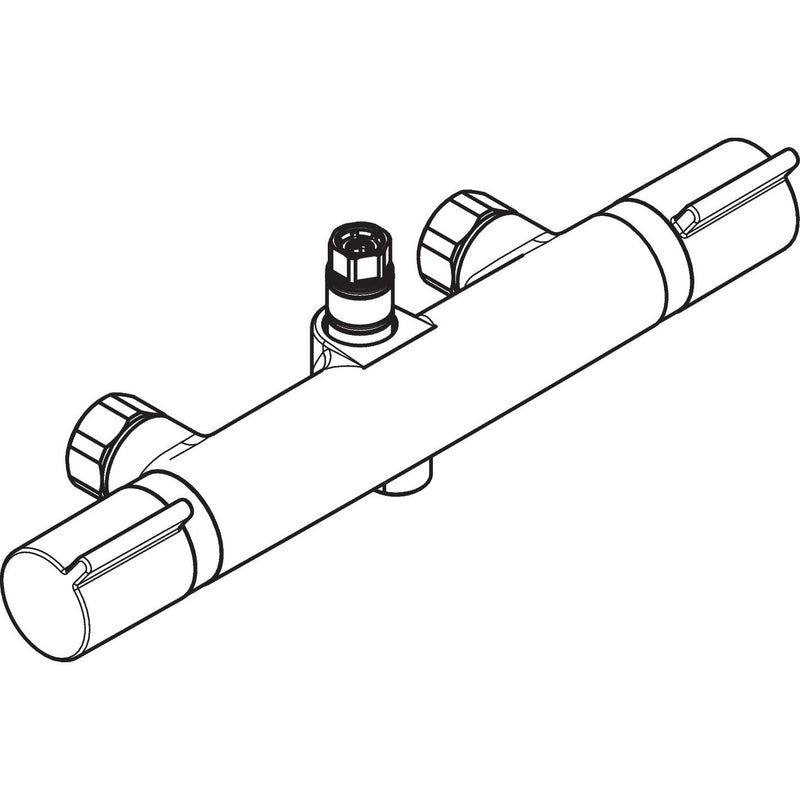 Hansgrohe - Versostat 2 Thermostat Dusche Aufputz für Showerpipe chrom