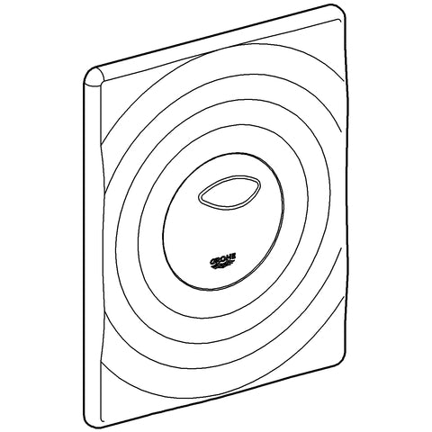 Grohe - WC-Betätigung SURF 42302 für f.AV1 2-Mengen o.Start/Stopp alt chrom