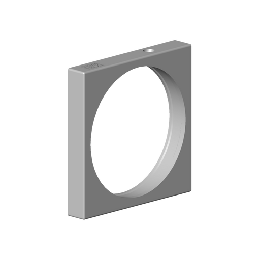 Dornbracht - Rosette Ersatzteile 092767011 60 x 60 x 9 x D. 52,6 mm chrom