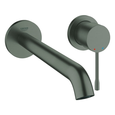 Grohe - 2-L-WT-Wandbatt. ESSENCE 29193_1 FMS Ausl. 230mm hard graphite gebürstet