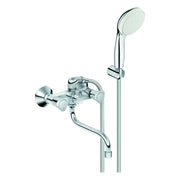 Grohe - 2-Griff-Mehrzweckbatterie Costa 26790 mit Tempesta Wandhalterset chrom