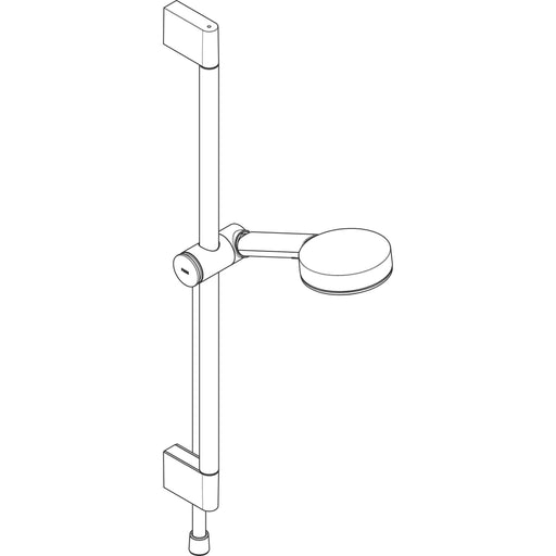 Hansgrohe - Brauseset PULSIFY 105 3jet Relaxation mit Brausestange 650mm mattschwarz