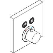 Hansgrohe - Thermostat UP Axor ShowerSelect Fertigset 2 Verbraucher quadratisch MSW