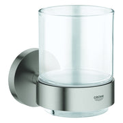 Grohe - Glas mit Halter ESSENTIALS 40447 supersteel