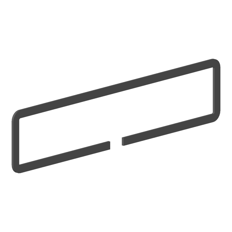 Dornbracht - Dichtung für WaterBar Ersatzteile 091403133 231,5 x 51,5 x 2 mm