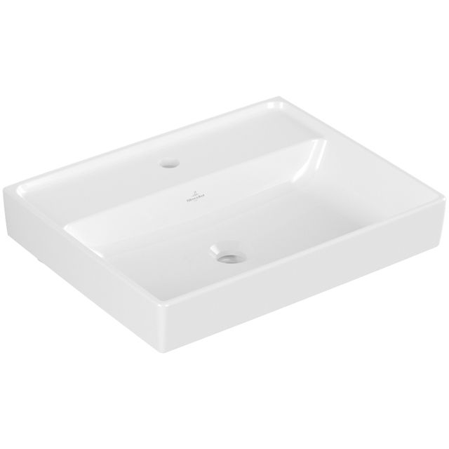 VILLEROY & BOCH - Waschtisch COLLARO 4A3356 550x440mm Eckig Weiß Alpin