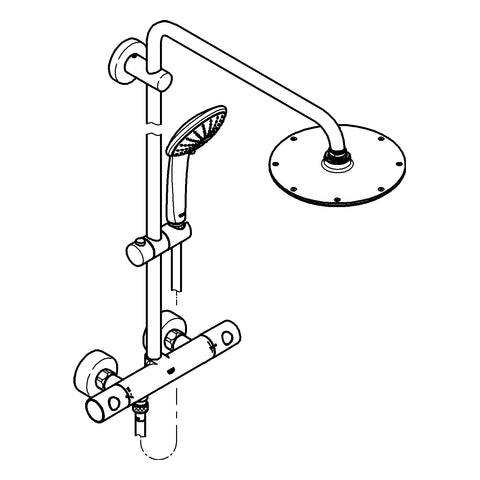 Grohe - Duschsys. EUPHORIA XXL 27964 m.THM KB RS Met. 210/HB Euphoria chrom