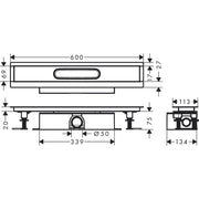 Hansgrohe - Komplettset uBox universal für Standardinstall.600mm für DR FS