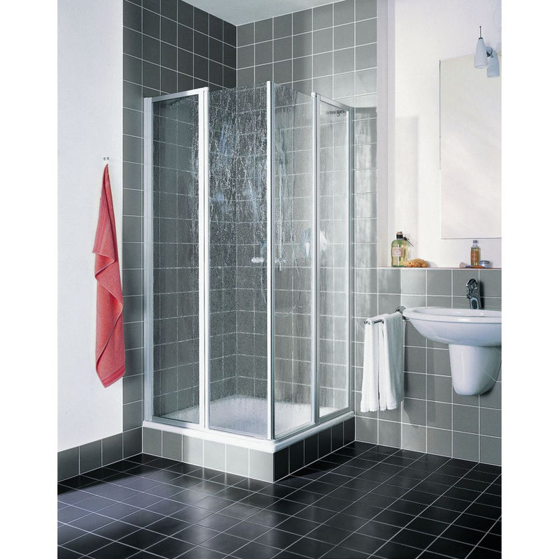 Kermi Duschdesign - Eck-Halbteil re.NOVA 2000 ESR 09018 BV 870-890/1850 SIMG Kerolan Fontana